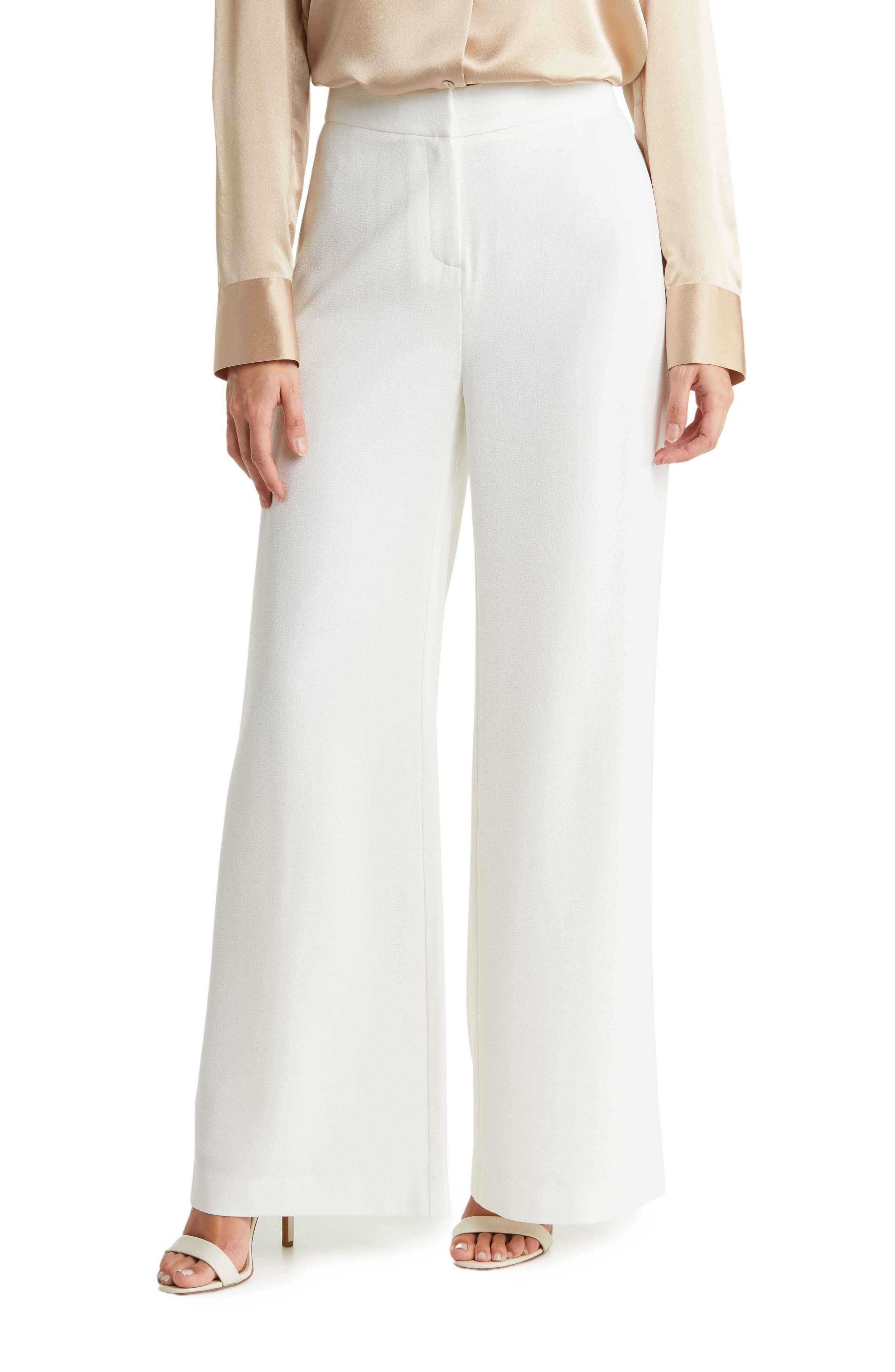 womens white dress pants